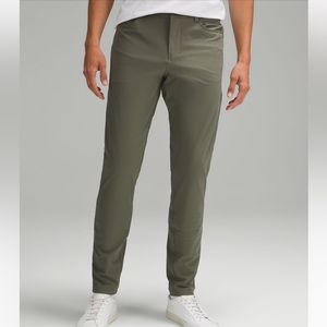 Lululemon olive green five pocket  ABC pants size 34 in excellent condition